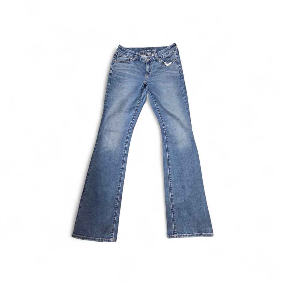 American Eagle Outfitters Light Blue Skinny-to-Flare Jeans